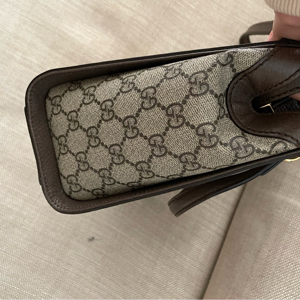 Gucci Ophidia Satchel with Signature Web Stripe - Picture 9 of 12